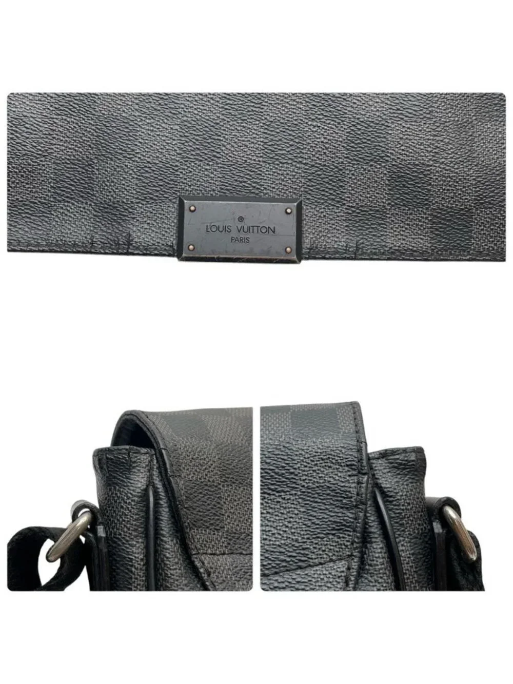 Louis Vuitton Damier Graphite District Shoulder